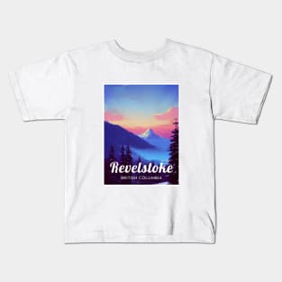 Revelstock ski - British Columbia Kids T-Shirt